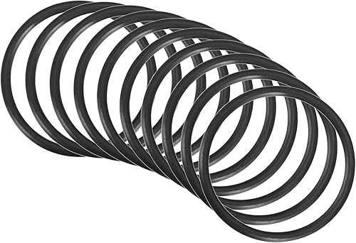 30mm x 26mm x 2mm Nitrile Gomma O-Ring x 10pz Rotondo Guarnizione Rondella per Rubinetto Idraulica Riparazione Sigillatura Connessione [Nero] - Honorern