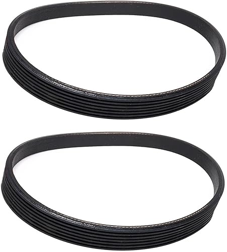 2 Pz/Confezione Cinghia di Trasmissione 7PJ470 per Tosaerba， Cinghia 7PJ 470 per Falciatrici Rotanti Compatibile con QUALCAST RM37, M2EB1437M, M2EB1537M, M2EB1637M - Honorern