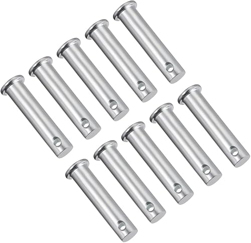 10mmx45mm Singolo Foro Clip Perni, 10pz Piatto Testa Zinco Acciaio - Honorern