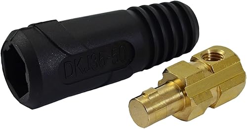 RIVERWELD Cavo di saldatura TIG Pannello Connettore Spina DKJ35-50 315Amp Raccordo rapido - Honorern