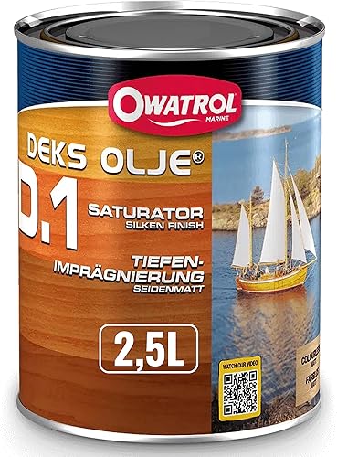 D1-2,5 L - Saturatore per legno tropicale a base di resina alchidica e olio vegetale naturale - Honorern