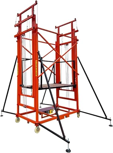 Trabattello Piattaforma elevatrice for impalcature elettriche completamente automatica, tavolo elevatore idraulico mobile pieghevole, costruzione di decorazioni for interni ed esterni, con telecomando - Honorern