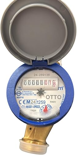 Contatore per Acqua Gioanola da 3/4 asciutto USF OTTO-F/20 Q3 4,0 R80 130 T50 C/COP - Honorern