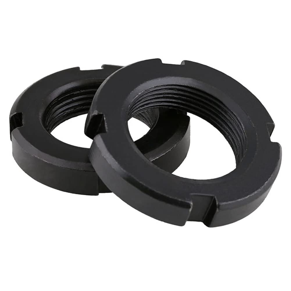 CONPHERON Dado Tondo Fissaggio Quattro Fessure Scanalato Rotondo Dado, M16x1.5mm, 5 pcs - Honorern