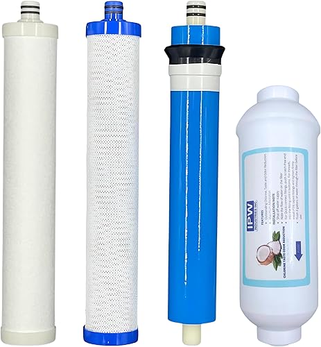 Culligan AquaCleer AC-30 - Cartuccia di ricambio compatibile con sistema di osmosi inversa, filtro e membrana, set da 4 - Honorern