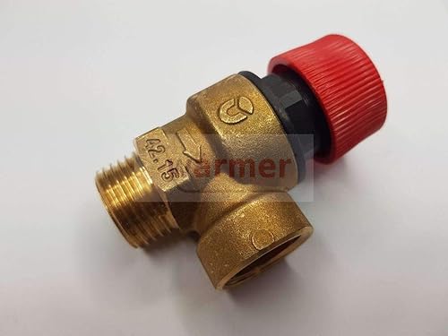 Caldaia valvola di pressione di sicurezza 1/2'' BSP Mxf vari Presure 1.5 bar - Honorern