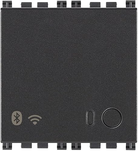 Vimar 19597 Arké Gateway connesso IoT Bluetooth Wi-Fi per integrazione, configurazione, supervisione di VIEW Wireless, mediante Cloud e App, 2 moduli - Honorern