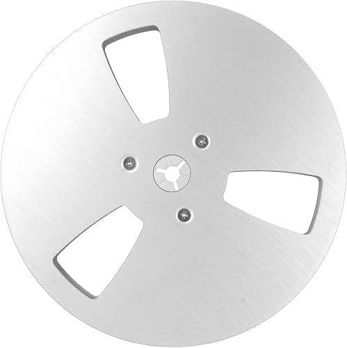 Bobina Nastro Vuota da 1/4 7 Pollici, Bobina Vuota a 3 Fori per Resistenza Al Universale Bobina Aperta Bobina Vuota, Bobina in Alluminio da Bobina a Bobina per la (Oro) - Honorern