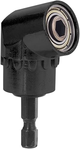 105° Avvitatore Angolare,Trapano Angolare,Snodo Per Avvitatore,Mandrino Angolare,Angolare per Trapano,105° Adattatore per Trapano ad Angolo Retto,1/4pollici Cacciavite a Taglio Esagonale Porta-inserti - Honorern