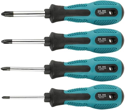 Cacciavite a Tre Punte, Akozon 4 Pezzi Cacciavite Tipo Y Set Cacciaviti di Precisione Professionali Tri-wing Cacciavite a 3 con Magnetico Strumento Manuale Multifunzionale - Honorern