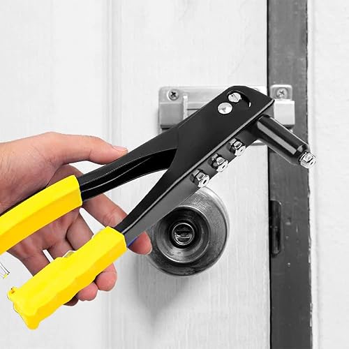 Pinze per rivetti ciechi con rivetti, pinze rivetti con manico ergonomico per rivetti ciechi in acciaio, pinze per rivetti a mano per diametro 2,4, 3,3, 4,0 e 4,8 mm, rivetti ciechi - Honorern