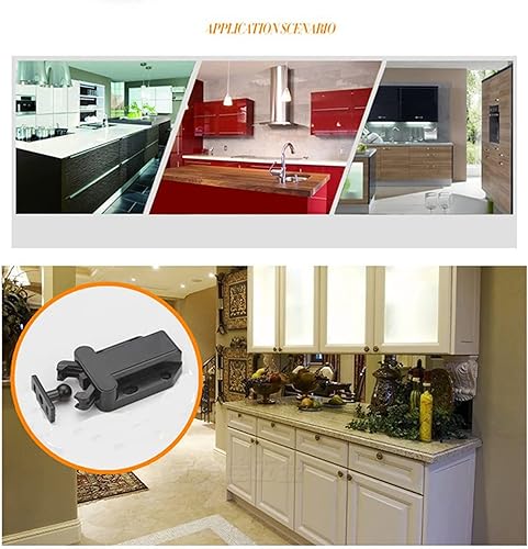 Confezione da 12 chiusure magnetiche a pressione non magnetiche per aprire, cassetto, armadietto, camera da letto - Honorern