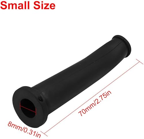 Protezioni per cavi per smerigliatrici angolari, 75 x 9 mm, in gomma, per la gestione dei cavi, accessori di protezione per cavi elettrici e trapani elettrici (5 pezzi) - Honorern