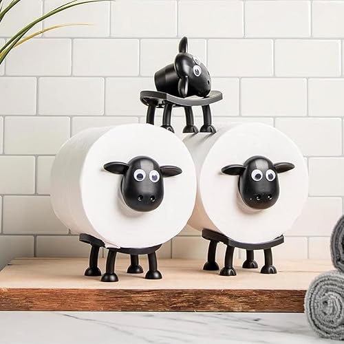 Porta carta igienica a forma di pecora 1 pezzo per rotoli, porta carta igienica pecora, perfetto come decorazione per carta igienica, porta rotolo di carta igienica o come regalo - Honorern