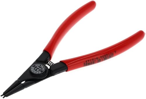 GEDORE Pinza di Montaggio per Anelli di Sicurezza Esterni, con Molla di Apertura e Fermo di Sicurezza, Becchi Dritti, Diametro Punte 1.3 mm, 8000 A 1, Il colore può variare (rosso o blu) - Honorern