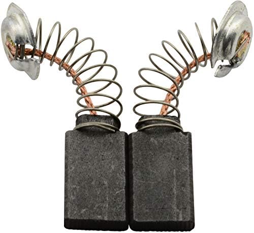 Spazzole di Carbone ca-17-49585 per Makita Martello HM0860C - 5x11x16,5mm - Con arresto automatico, molla, cavo e connettore - Sostituisce le parti originali CB-304 - Honorern