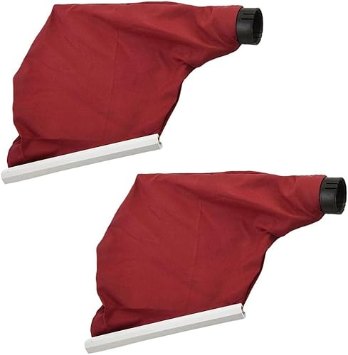 Confezione da 2 sacchetti raccogli polvere in tessuto per levigatrice a nastro 9403 9401 copertura antipolvere di ricambio per utensili elettrici, rosso nero - Honorern