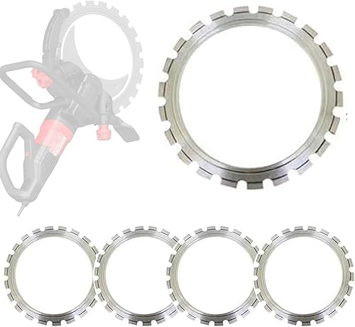 Set Da 5 Lame per Seghe Ad Anello Brushless Da 30 Cm per Un Taglio Rapido E Pulito Di Cemento, Mattoni E Piastrelle - Honorern