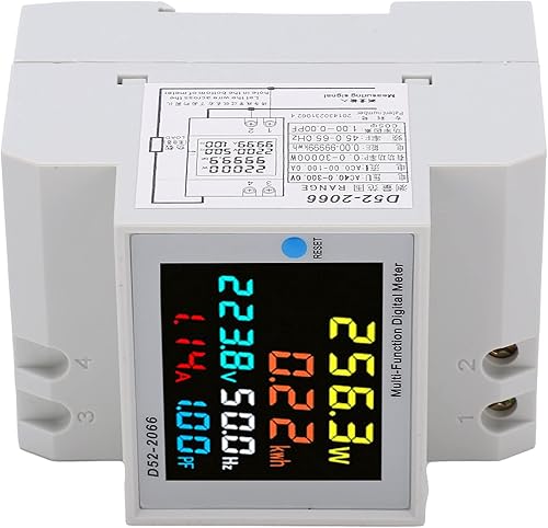 D52-2066 Contatore di wattora AC40.0-300.0V / AC0-100.0A Contatore di energia intelligente monofase per industria chimica, centrali elettriche, sistemi DOS - Honorern