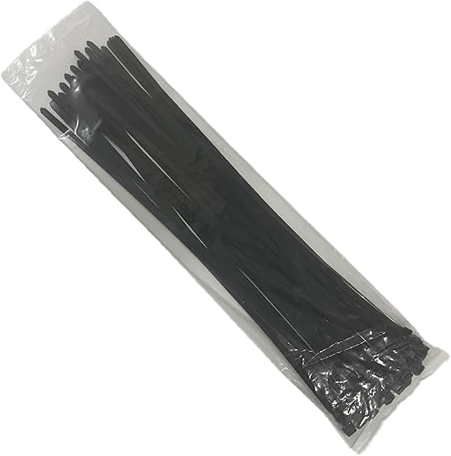 fascette plastica lunghe,450mm x 9mm,Resistenza alla trazione 80 kg,25 pezzi,Nere - Honorern