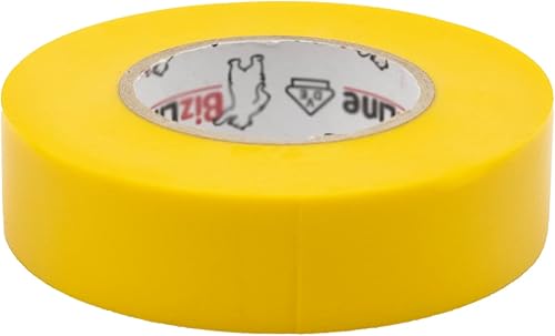 Nastro isolante per impianti elettrici - Nastro adesivo - Nastro elettrico - Autoadesivo resistente per proteggere - 19 mm x 20 metri - Giallo - Honorern