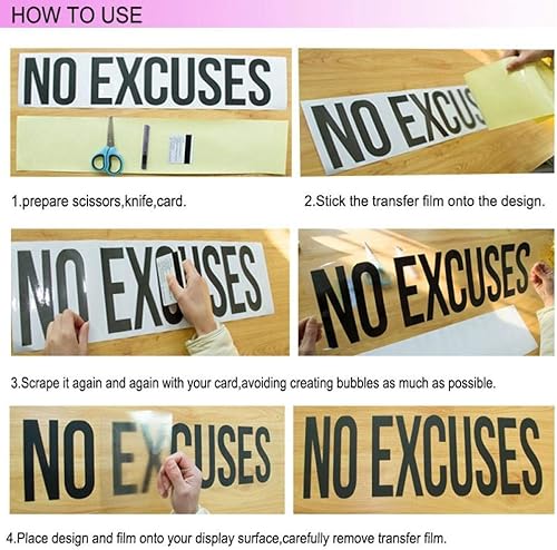 Sukhii Frasi motivazionali per Ufficio Diligenza Innovazione Cooperazione Parete del Computer Decalcomania per Ufficio Idea Adesivo da Parete per Arte Creativa 43 cm x 56 cm - Honorern