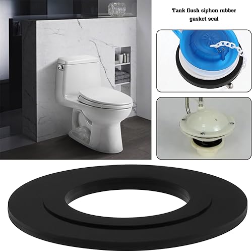 The Lord of the Tools 2 Pz Guarnizione Rondella In Gomma Diametro Esterno 54mm Diametro Interno 28mm Guarnizione Valvola Di Scarico WC Per Valvola Di Scarico Cassetta WC Sifone Di Scarico Per WC Nero - Honorern