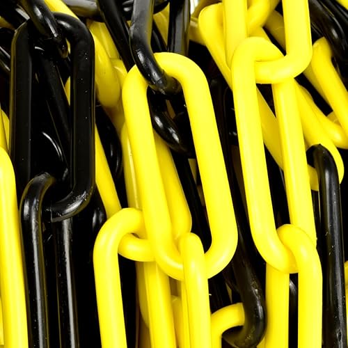 002009313 Catena Plastica, 8 x 55 x 11, 25 mt, Giallo/Nera - Honorern