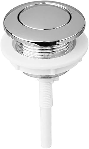 Pulsante per cassetta della toilette, pulsanti singoli da 38 mm universali rotondi per WC per sedile WC in casa, bagno, hotel - Honorern