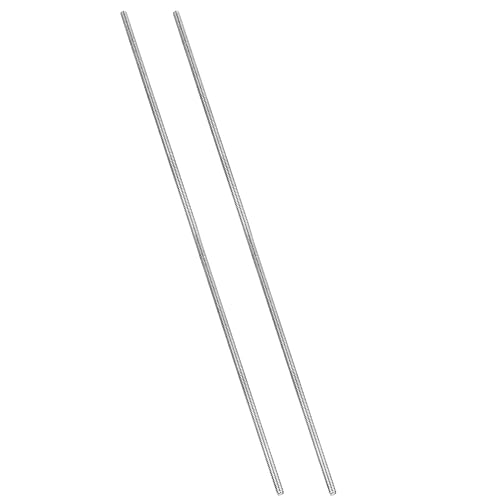 1/4'-20 UNC 304 Acciaio Inossidabile Asta Completamente Filettata 2pz 15.7' Lungo Vite Filettatura Mano Filettatura Tutte Asta Filettata Perni per Bulloni Appendini e Bulloni a U - Honorern