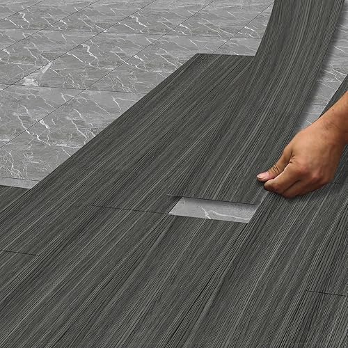 Piastrelle per pavimenti staccabili e incollabili impermeabili, 20x300 cm Piastrelle per pavimenti staccabili e incollabili in PVC impermeabile con venature del legno, adesivo - Honorern