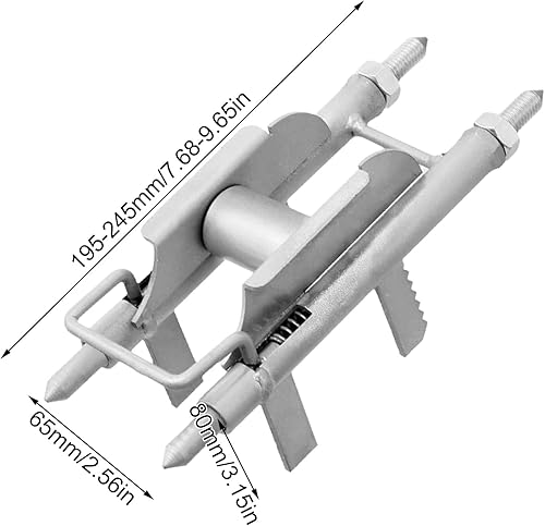 Estrattore per Cavi Elettrici, Estrattore per Fili, Filettatore Universale, Materiale Metallico, Facile da Usare, Leggero, Garantisce Sicurezza e Comfort, Design Antiscivolo per Cavi e Fili (Argento) - Honorern