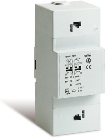Perry 1TDTR040/DDV Trasformatore per Servizio Continuo, 40 V, Bianco - Honorern