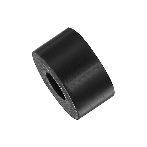 16 Pezzi Distanziali in Gomma [10x15x25mm] Cuscinetti Isolanti Antivibranti, per Accessori Casa Auto Barche in Neoprene, Nero - Honorern