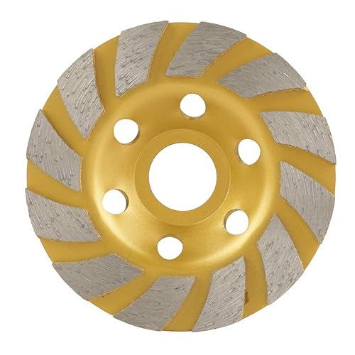 Disco Diamantato, 0.2in Mole a tazza Levigare per Calcestruzzo Muratura Disponibile Turbo Segmenti Diamantati Disco Grinder Granito Stone - Honorern