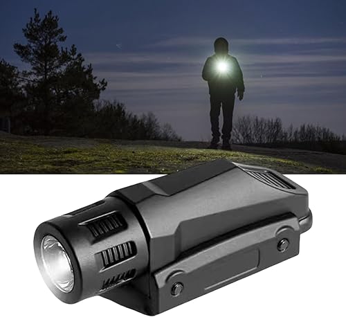 Torcia elettrica regolabile per sport all'aria aperta caccia pistole compatte adatto per 20mm Rail - Honorern