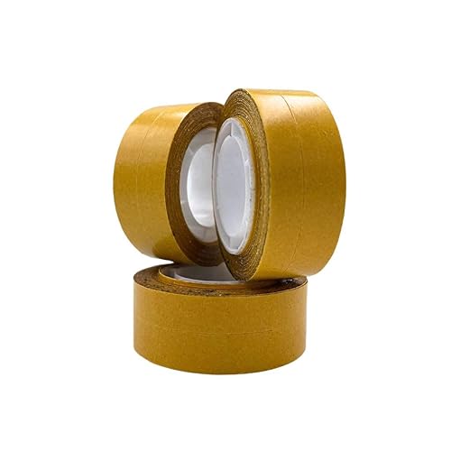 ACIT Nastro Biadesivo per parrucche, 3 rotoli, telato con alto spessore 8469, rotolino in tela per impianti tricologici, alta adesività e resistenza (19 mm) - Honorern