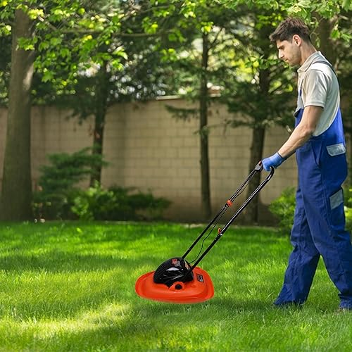 BLACK+DECKER RASAERBA A Cuscino d'Aria 1200 W - AMPIEZZA di Taglio 30CM, Compatto E Leggero + 10 Lame in Dotazione BEMWH551-QS - Honorern