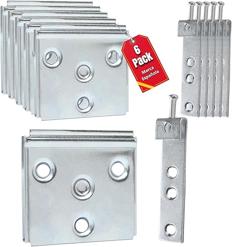 Raccordo testiera. Supporto per testiera del letto, accessori per appendere mobili da cucina, appendere quadri pesanti, ancoraggio a parete, supporto a specchio, supporti nascosti, installazione - Honorern