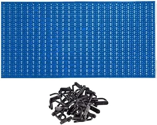 Pannello Portautensili 980x460mm in Lamiera Verniciata - Kit Ganci Incluso - Pannello Porta Attrezzi da Parete per Organizzazione Utensili - Parete Attrezzata Officina (1, Bianco/Avorio) - Honorern