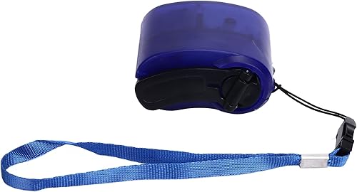 Caricatore USB per Telefono a Manovella Caricatore USB Portatile per attività All'aperto (Blu) - Honorern