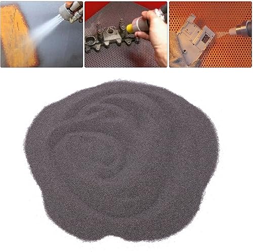 Sabbia di Ossido di Alluminio, Polvere di Ossido di Alluminio Sabbia Fine 1 Kg Polvere Sabbiante Incisiva Riutilizzabile per Levigatura Lucidatura (grana 220), Supporti Abrasivi (Grana 180) - Honorern