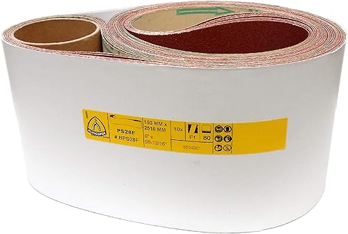 Klingspor PS 28 F nastro abrasivo 150 X 2510 mm | 5 pezzi | Grana: p40 fino a P220, PS 28 F - Honorern