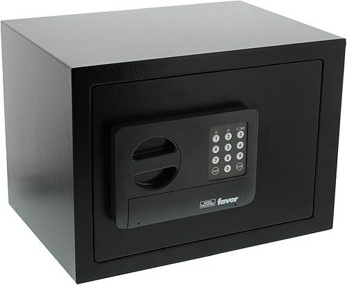 Burg-Wächter FAVOR S5 E Cassaforte a Mobile con Serratura a Combinazione Elettronica, Nero, HxBxT: 250 x 350 x 250 mm - Honorern