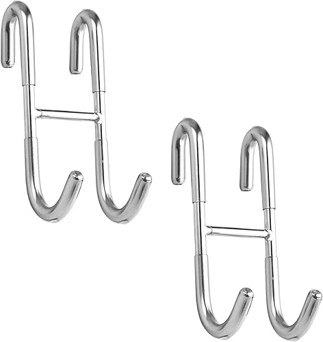 2 Pezzi Gancio Accappatoio Doccia, Appendi Accappatoio Bagno, Ganci per Termoarredo Bagno, Porta Accappatoio da Bagno per Tergicristallo per Doccia - Honorern