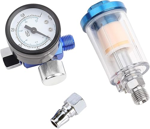 trappola umidita compressore regolatore Pistola pneumatica a spruzzo Manometro del regolatore dell'aria + Separatore del filtro della trappola dell'acqua dell'olio in linea G2g839 - Honorern