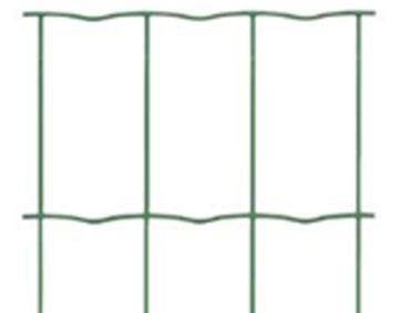 RETE Zincata finitura PVC PAPILLON elettrosaldata 76X63 H200 25MT PLASTICATA SGS - Honorern