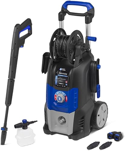 Annovi Reverberi 4.0 Twin Flow Idropulitrice ad Alta Pressione con Dualtech System (2500 W, 150 Bar, 810 l/h), Blu - Honorern