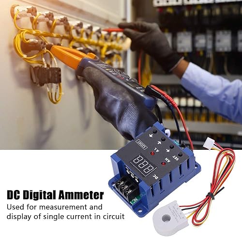 Amperometro, amperometro digitale DC Interruttore sensore di corrente Sovraccarico allarme Protezione da sovraccarico SZD07 DC8‑35V con funzioni di monitoraggio corrente e uscita allarme - Honorern