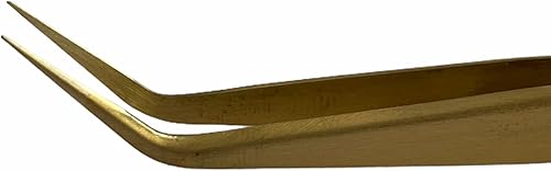 Horotec MSA12.303-S5C - Pinzette da orologiaio in ottone con punte fini per riparazione - Honorern